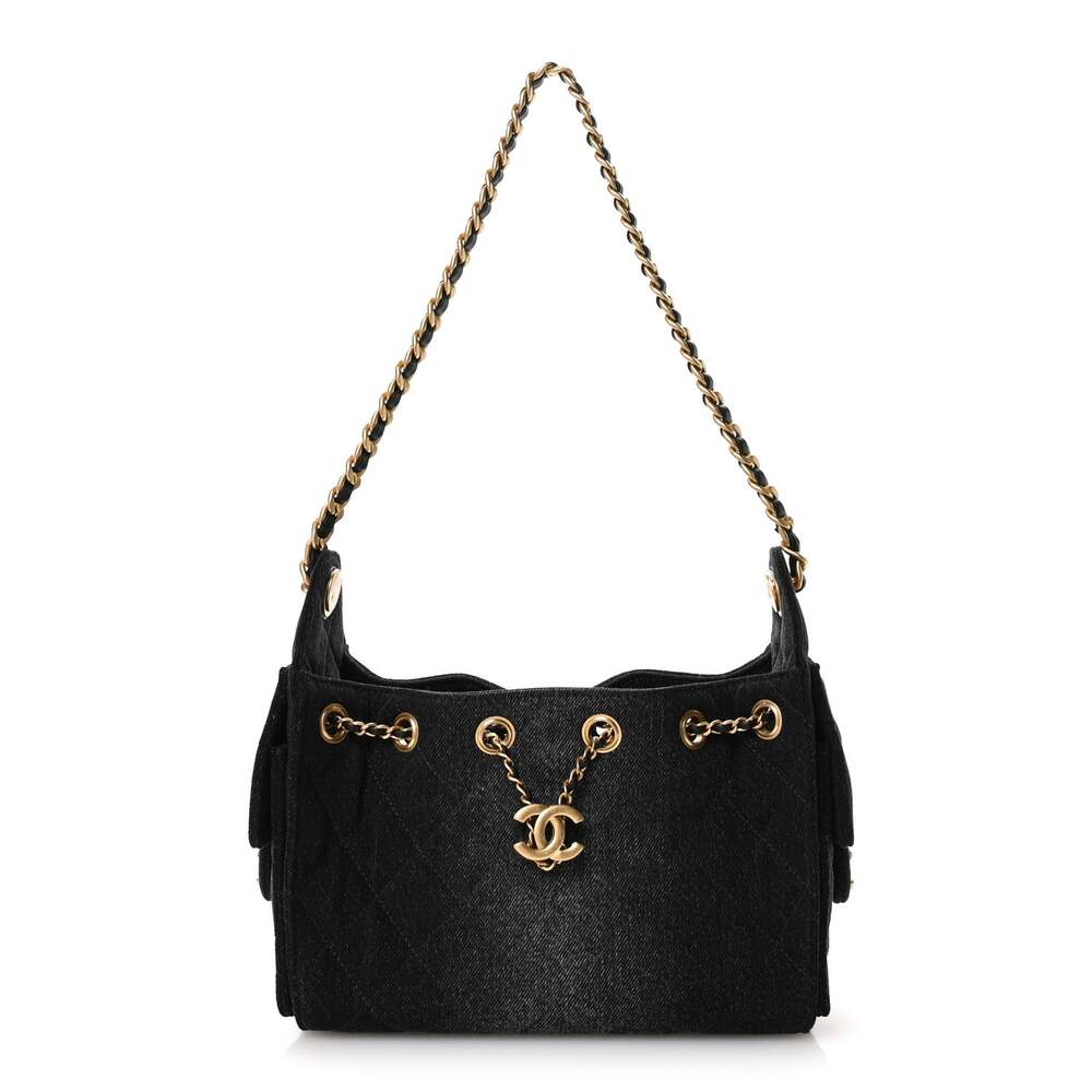 Washed Denim Quilted Mini Chanel 25 #294956C60B
